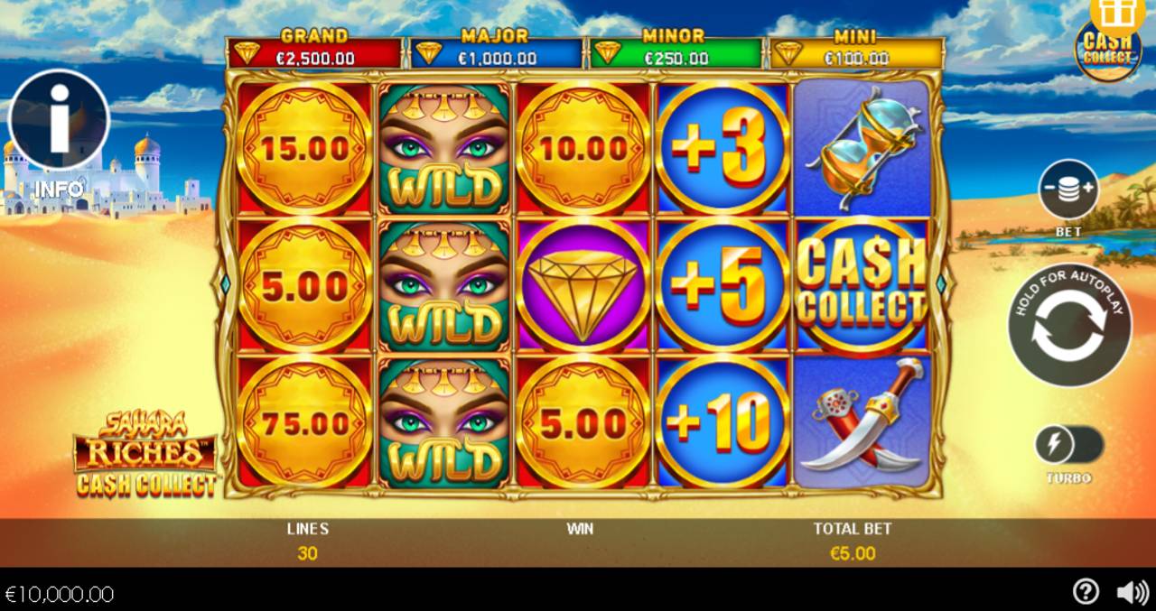 Sahara Riches: Cash Collect (Playtech) Image 2